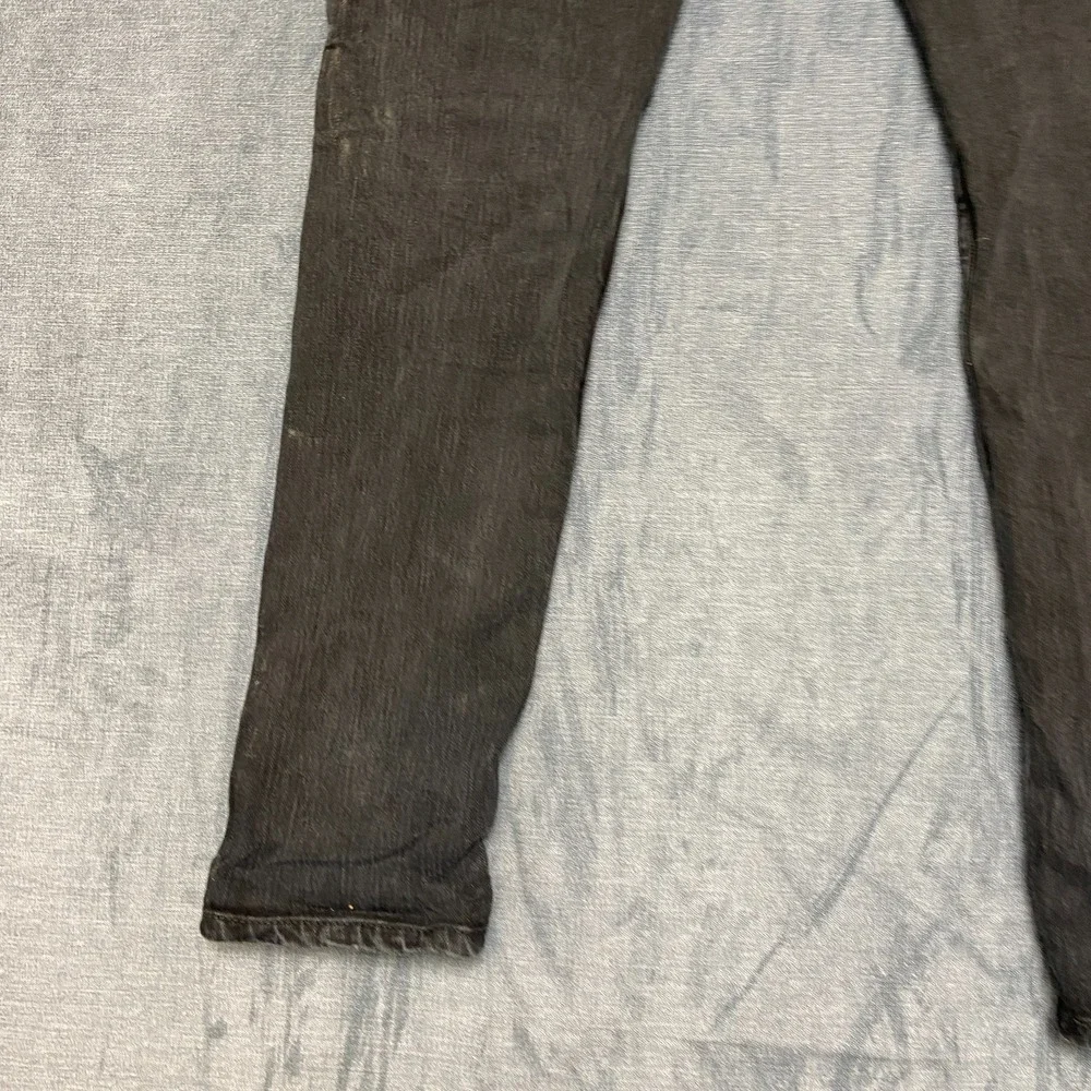 Levi's Jeans Mens 30x30 Black Denim Slim Fit Skinny Leg Streetwear Dark Wash